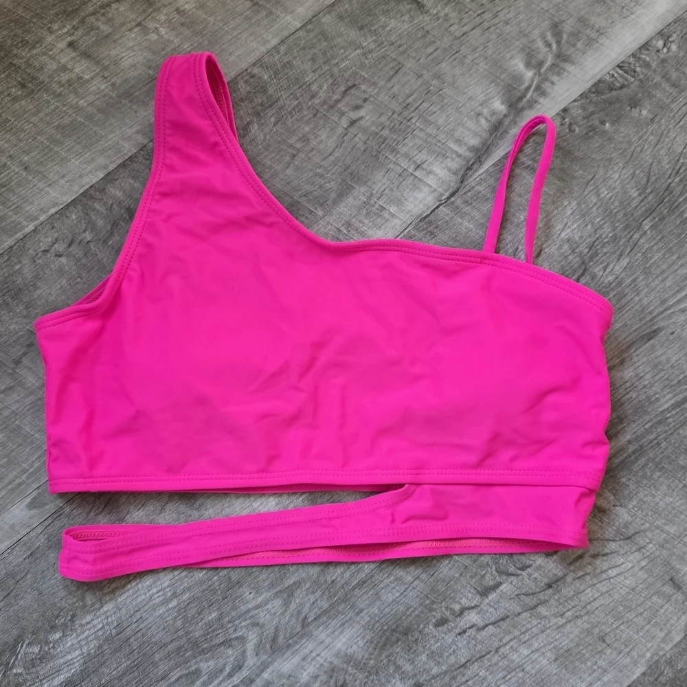 Kids Pink Striped Swim Set